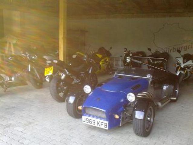 My car and a few bikes